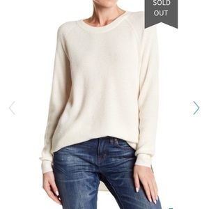 Madewell cream waffle sweater